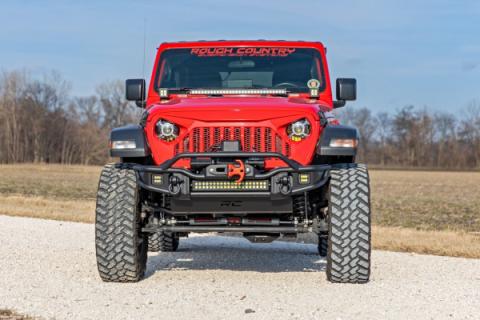3.5 Inch Lift Kit C/A Drop FR D/S Non-Rubicon Jeep Wrangler Unlimited 4WD (24-26) Rough Country