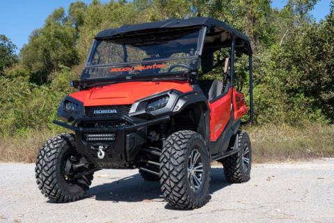 Honda 50-Inch Single-Row Lower Windshield LED Kit Black Series 16-20 Pioneer Rough Country