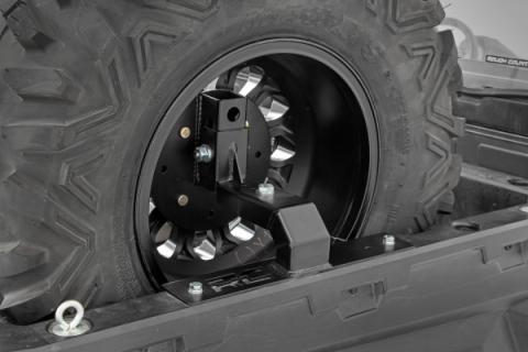 Spare Tire Carrier Bed Side Mount 16-22 Polaris Ranger 1000XP/13-21 Ranger 900XP Rough Country