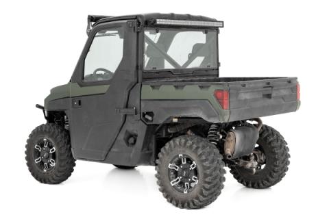 LED Light Rear Mount 50 Inch Dual Row Black Pair 14-22 Polaris Ranger 1000XP Rough Country