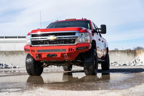 3.5 Inch Lift Kit Knuckle Vertex Red Silverado/Sierra 2500HD/3500HD (11-19) Rough Country