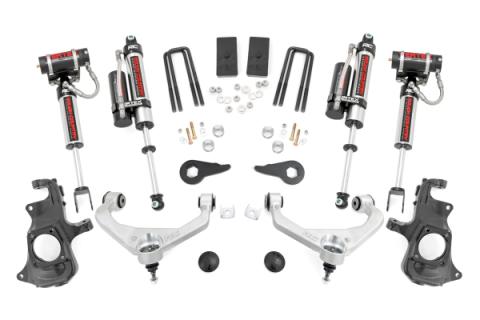 3.5 Inch Lift Kit Knuckle with Vertex Reservoir Shocks 11-19 Chevy/GMC 2500HD/3500HD Rough Country