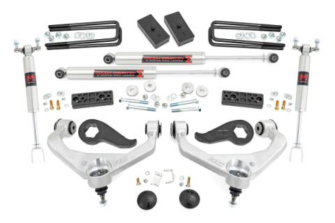 3 Inch Lift Kit UCAs M1 Silverado/Sierra 2500HD/3500HD (20-26) Rough Country