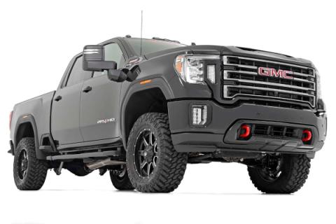 3.0 Inch GM Bolt-On Suspension Lift Kit w/ Vertex For 2020 2500HD 2WD/4WD Rough Country