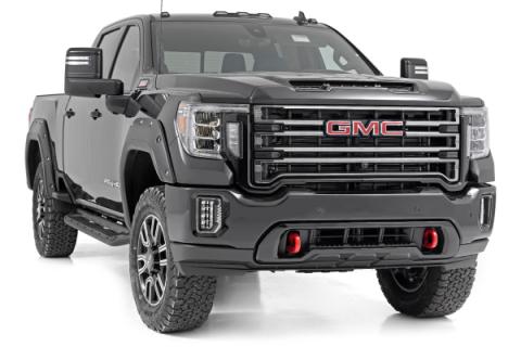 1.5-2 Inch Leveling Torsion Bar Keys w/N3 Shocks 20-Up Silverado/Sierra 2500HD/3500HD Rough Country