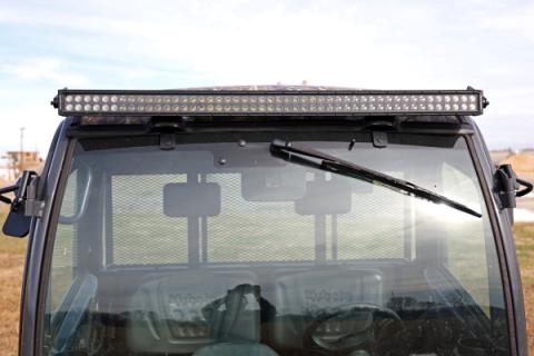 50 Inch Single Row LED Light Kit Black Series Front-Facing 14-22 Kubota RTV-X900/RTV-X1100 Diesel Rough Country