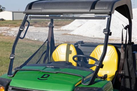 Full Windshield Scratch Resistant John Deere Gator (12-20) Rough Country