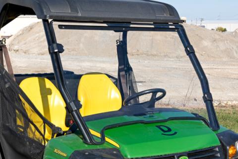 Full Windshield Scratch Resistant John Deere Gator (12-20) Rough Country