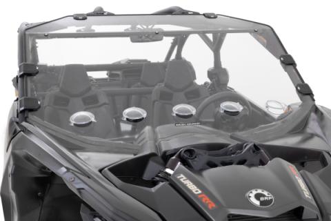 Can-Am Full Windshield Vented 17-21 Can-Am Maverick X3 4WD Rough Country