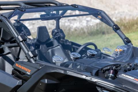 Can-Am Full Windshield Vented 17-21 Can-Am Maverick X3 4WD Rough Country