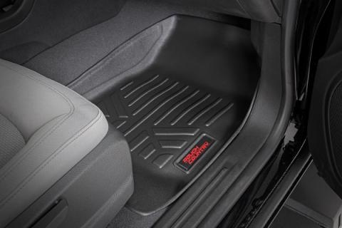 Heavy Duty Floor Mats Front/Rear-15-22 Chevy Colorado/GMC Canyon Crew Cab Rough Country
