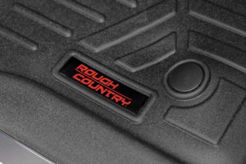 Floor Mats Front and Rear Bucket Set 21-Up Chevy/GMC Tahoe/Yukon Rough Country