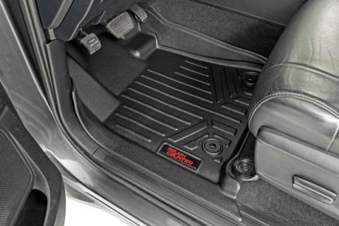Heavy Duty Floor Mats Front/Rear Crew Max-14-20 Toyota Tundra Rough Country