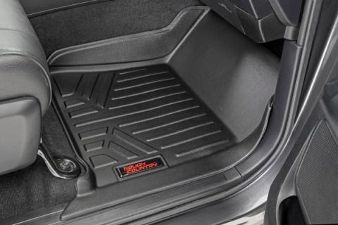 Heavy Duty Floor Mats Front/Rear Crew Max-14-20 Toyota Tundra Rough Country