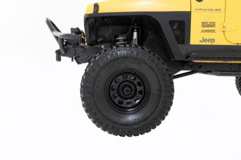 Steel Wheel Black 17x9 5x5 3.30 Bore -12mm Rough Country