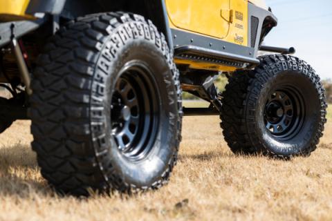 Steel Wheel Black 17x9 5x5 3.30 Bore -12mm Rough Country