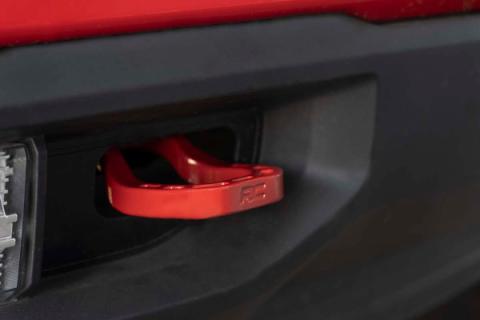 Forged Tow Hooks 19-20 Silverado 1500 Red Rough Country