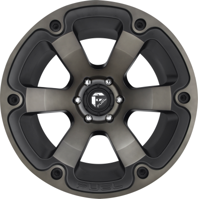 Aluminum Wheels 20X10 Beast D564 5 On 127 Matte Black/Machined Dark Tint 78.1 Bore -18 Offset 6 Spoke Fuel Off Road Wheels