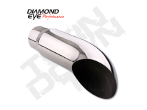 Exhaust Tip Vented Rolled Angle 4 inch ID X 5 Inch OD X 16 Inch Long Tail Pipe Tips Diamond Eye