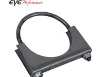 Exhaust Clamp 3 Inch Standard Steel U-Bolt Saddle Clamp Diamond Eye