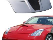 350Z Z33 Power Hood Fiberglass Series 2 Unpainted For 03-06 Nissan 350Z Stillen