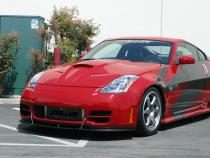 350Z Z33 Power Hood Fiberglass Series 2 Unpainted For 03-06 Nissan 350Z Stillen