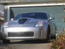 350Z Z33 Power Hood Fiberglass Series 2 Unpainted For 03-06 Nissan 350Z Stillen