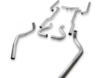 Crossmember-Back Exhaust System Fits 1968-1972 GM A-Body Cars With V8 Engine 3-Inch Aluminized Pipe Only Exhaust Kit Flowmaster