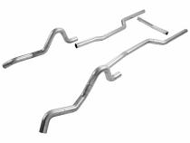 Crossmember-Back Exhaust System Fits 1964-1967 GM A-Bodies, 3.0 Inch Aluminized Pipe Kit Flowmaster