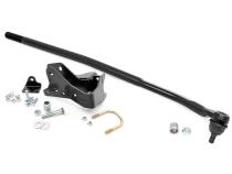 Jeep High Steer Drag Link &amp;amp; Track Bar Bracket Kit 07-18 Wrangler JK Rough Country