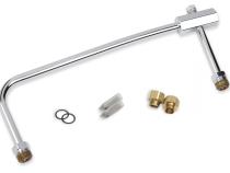 Chrome Steel Hard Line Comes With Stainless Steel Fuel Filters, Inlet Adapters, Inlet Gaskets, And Fuel-Pressure Gauge Port Demon Fuel Systems