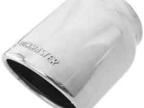Exhaust Tip Exhaust Tip 4.00 Inch Rolled Angle Polished SS Fits 3.00 Inch Tubing Weld On Flowmaster