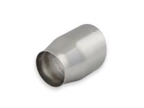 Exhaust Tip Exhaust Tip 4.00 Inch Rolled Angle Polished SS Fits 3.00 Inch Tubing Weld On Flowmaster