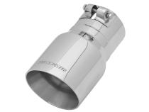 Exhaust Tip Exhaust Tip 4.00 Inch Angle Cut Polished SS Fits 3.00 Inch Tubing Clamp On Flowmaster