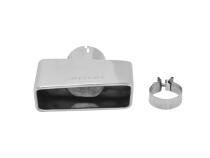 Exhaust Tip Exhaust Tip 3.00 X 7.00 Inch Rectangle Polished SS Fits 3 Inch Tubing Right Flowmaster