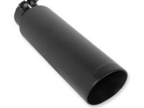 Exhaust Tip Exhaust Tip 3.5 Inch Black Angle Cut Fits 2.5 Inch Tubing- Clamp On Flowmaster