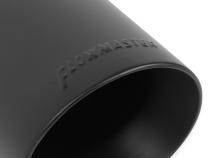 Exhaust Tip Exhaust Tip 4.00 Inch Black Angle Cut Fits 3 Inch Tubing, 13.00 Inch Long Clamp On Flowmaster