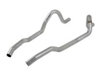 Pre-Bent Tailpipes Fits 1963-1974 Mopar A-Body 2.5-Inch Mandrel Bent Aluminized Steel Tailpipes Flowmaster
