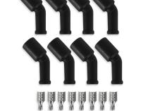 High Performance Boot And Terminal Kit For Ls/Lt Ignition Wires Ls/Lt 135 Degree Coil Boot &amp;amp; Terminal 8 Pack ACCEL