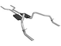American Thunder Crossmember-Back Exhaust System Fits 1970-1974 Chevrolet Camaro And Pontiac Firebird With V8 Engine 2.50 Inch Aluminized Steel Aggressive To Moderate Sound Flowmaster