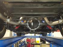 American Thunder Crossmember-Back Exhaust System Fits 1967-1972 Chevrolet/Gmc C10, C15 1/2 Ton Trucks With V8 Engine Aggressive To Moderate Sound Flowmaster