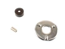 Suspension Shock Absorber Twintube Rear Audi A4 2001-1999 Eye 10.2mm Stem Black Paint B4 OE Replacement Bilstein
