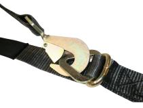 Ratcheting Axle Strap 2 inchx10 Foot 10k LB BS Black Bulldog Winch