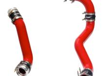Boost Tube Upgrade Kit Fits 20-25 Chevy/GMC 2500/3500 6.6L Duramax, L5P Red Powdercoat Banks Power