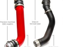 Boost Tube Upgrade Kit Fits 20-25 Chevy/GMC 2500/3500 6.6L Duramax, L5P Red Powdercoat Banks Power
