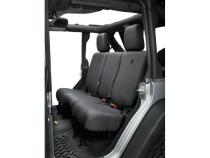 Jeep Wrangler Seat Covers For Jeep 2007, 2013-2018 Wrangler JK 4 Door Rear Premium Vinyl Fabric Black Diamond Bestop
