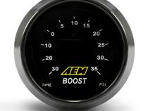 Classic Boost Display Gauge Kit Reads from -30 to 35 PSI AEM Electronics