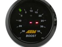 Classic Boost Display Gauge Kit Reads from -30 to 35 PSI AEM Electronics