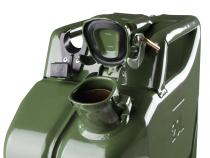 Jerry Can Green 5.3 Gallon 20 Liter Steel w/ Safety Cap and Spout Anvil Offroad