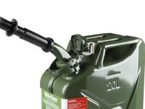 Jerry Can Green 5.3 Gallon 20 Liter Steel w/ Safety Cap and Spout Anvil Offroad